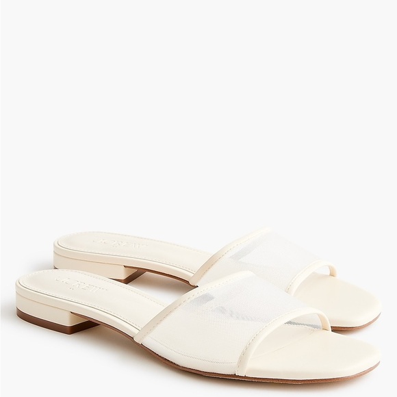J. Crew Factory Mesh slide sandals Size 8 - Picture 1 of 4